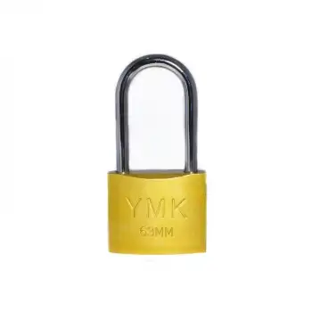 Eko Sarı Boyalı Uzun Kancalı Asma Kilit 50mm