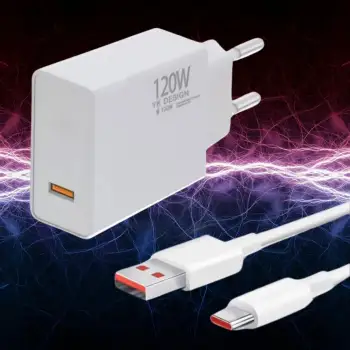 Epilons® 120w Usb Hızlı Type C Uçlu Kablolu Şarj Aleti