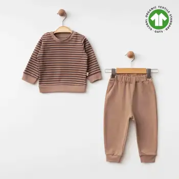 Eslenza Baby Organik 2li Takım 0054 Kahve