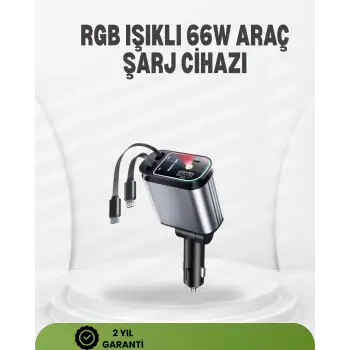 Ford, Opel, Volvo, Skoda Araçlar için 66W Çoklu Hızlı Şarj Cihazı