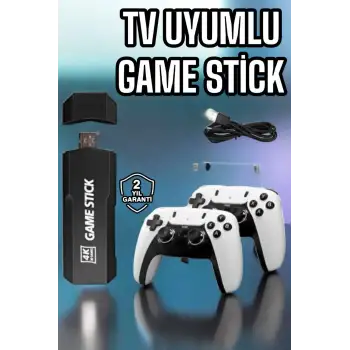 Game Stick Retro 8K ULTRA HD Video Oyun Konsolu Android Tv Özelliği