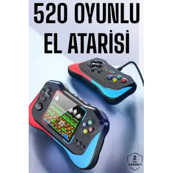 Gamepad Joystick Nostalji 500 Oyunlu 2 Li Atari Gamebox Oyun Konsolu Sup Atari