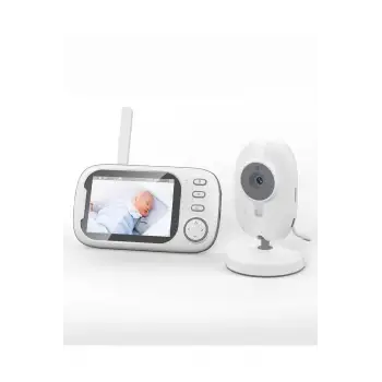 Gece Görüşlü Bebek Odası Kamera Sıcaklık Uyarısı Izleme Ekranı