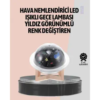 Gece lambası özellikli taşınabilir nemlendirici ve aromaterapi cihazı USB girişli