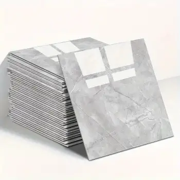 Gri Mermer Desen Duvar Sticker (30*30)