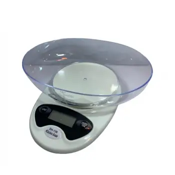 Hazneli Mutfak Terazisi SH-136 - 5 Kg Hassas Dijital Tartı