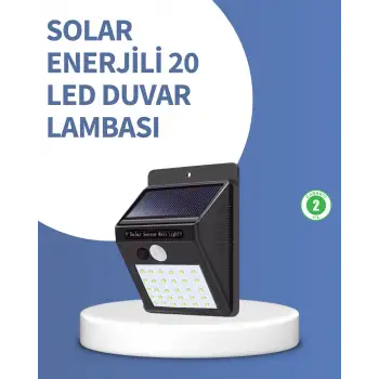 IP65 Dayanıklı Solar Enerjili Dış Cephe Aydınlatma