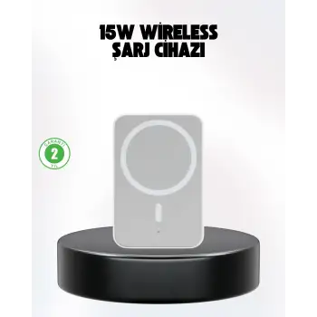 iPhone Serileri ile Uyumlu MagSafe Manyetik Araç Telefon Tutucu ve Şarj Cihazı