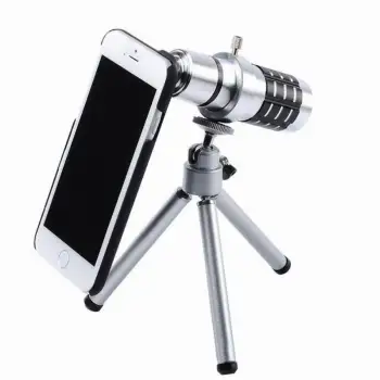 İphone5,5s,i̇phone4.4s Için Alüminyum 14x Optik Zoom Yakından Görüntü çekme Dürbün