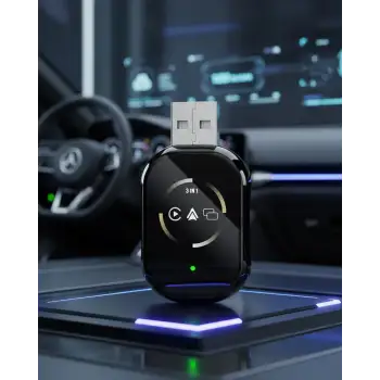 Kablosuz CarPlay ve Android Auto Adaptörü Tak Çalıştır Kullanım