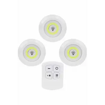 Kablosuz Pilli Işıldak  Masa Lambası Mutfak Tezgah Altı Banyo Dolabı Dolap İçi