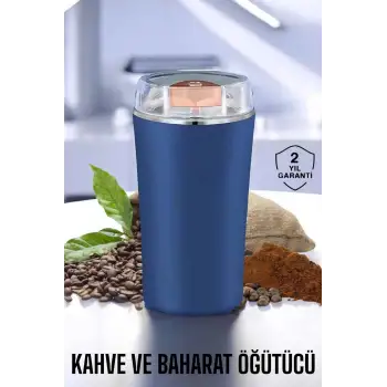 Kahve Ve Baharat Öğütücü Dayanıklı Paslanmaz Çelik Kolay Kullanım