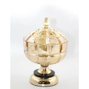 Kapaklı Cam Şekerlik Model 2