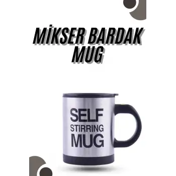 Karıştırıcı Özellikli Mikser Kupa Bardak Kompakt Taşınabilir Mug