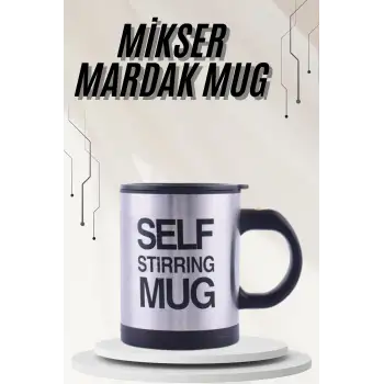 Karıştırıcı Özellikli Mikser Kupa Bardak Termos Bardak