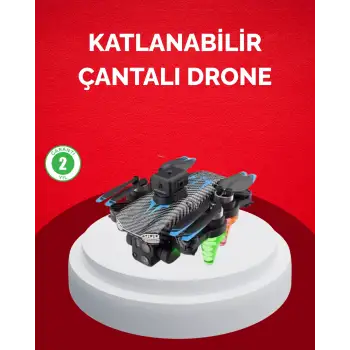Katlanabilir Drone 1080P Kamera 0-100m Uçuş Mesafeli