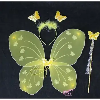 Kelebek Kanat Seti Sarı Renk