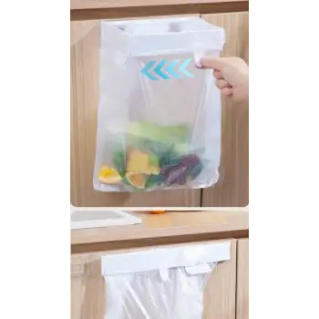 Kendinden Yapışkanlı Katlanabilir Çöp Poşeti Tutucu At