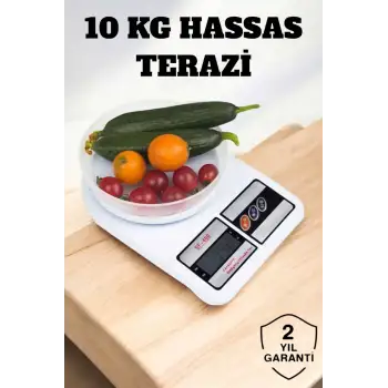 Kompakt Tasarım ve Tek Tuşla Sıfırlama Özelliğiyle Kullanımı Kolay Mutfak Tartısı