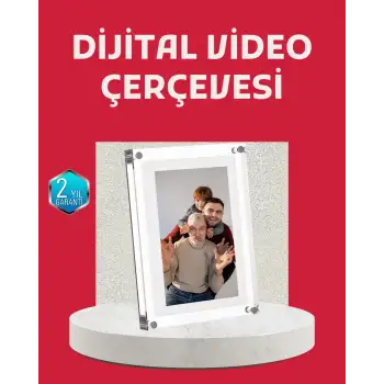 Kompakt Tasarımlı 7 İnç Dijital Fotoğraf Çerçevesi – Modern ve Şık Görünüm