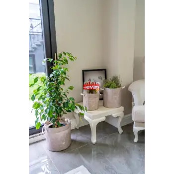 Kulplu Yuvarlak Düzenleyici Çok Amaçlı Kolay Taşınabilen Organizer Keçe Sepet (maxi) 03655