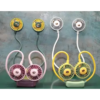 Kuromi Şarjlı Boyun Fanı Vantilatör 2 Kademeli Alk2690