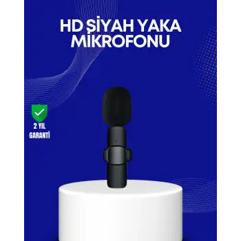 Lightning Girişli 2’li Kablosuz Yaka Mikrofonu Çift Kişilik Kayıt