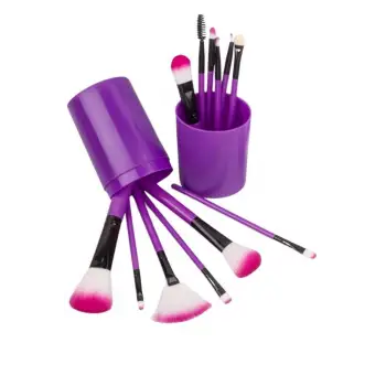 Makyaj Fırçası 12 Parça Set Yumuşak Uçlu Göz Makyajına Uygun Hafif ve Taşınabilir Çanta