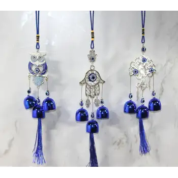 Metal Nazar Boncuğu Çan Model 6