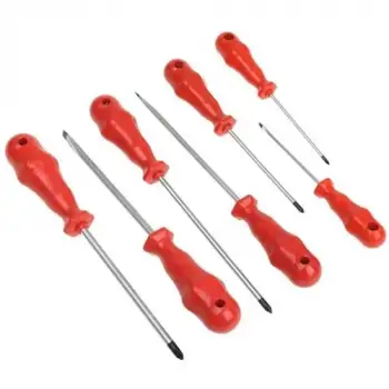Mıknatıslı Düz ve Yıldız Tornavida Seti 7 Adet