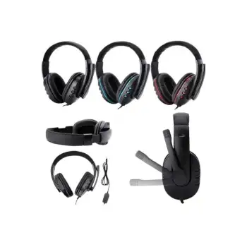 Mikrofonlu Gamer Kulaklık Oyuncu Kulaklığı Yüksek Ses Kaliteli Stereo Yumuşak Yastıklar