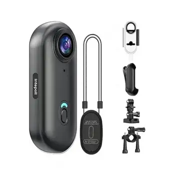 Mini 4k Wıfı Aksiyon Kamerası Vücut Kamerası Giyilebilir Video Kaydedici Hafıza Kartı Dahil