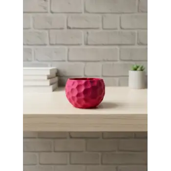 Mini Mor Dekoratif Saksı 5 cm Modern Masaüstü Bitki Saksısı