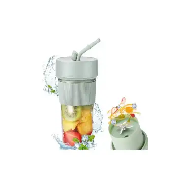 Mini Taşınabilir Mikser 350 Ml Smoothie Makinesi Meyve Sıkacağı Şarj Edilebilir Blender Yeşil