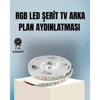 Müzikle Senkronize LED Şerit TV Aydınlatma