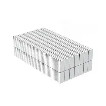 100 Adet 15x10x1.5 mm Köşeli Neodyum Mıknatıs N35 Magnet Dayanıklı Nikel Kaplama