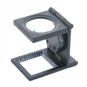 -25x25 Mm Full çelik Kaplı Katlamalı Büyüteç Th-9005b