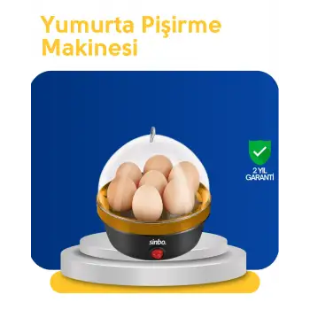 Otomatik Kapanma Özellikli Yumurta Pişirme Makinesi 7 Kapasiteli