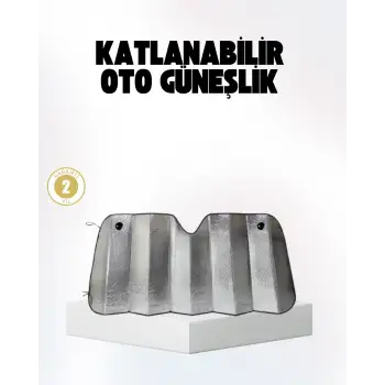 Otomobil Güneşliği – Katlanabilir Tasarım ve Süngerli Isı Yalıtımı