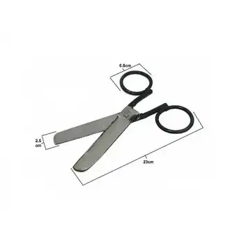 Özel El Yapımı Dövme Lokum Makası 23 Cm