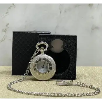 Özel Kutulu Gümüş Köstekli Saat Alk4660
