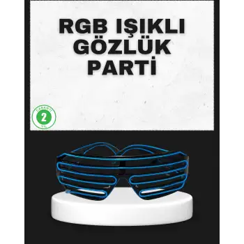 Parti ve Organizasyonlara Özel LED Işıklı Gözlük