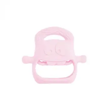 Pembe Bebek Silikon Diş Kaşıyıcı