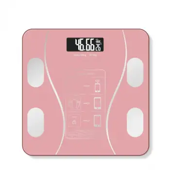 Pembe Renk Bluetooth Özellikli Akıllı Tartı