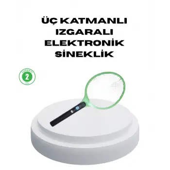 Pil ile Çalışan Elektronik Sinek Öldürücü – Çocuk ve Evcil Hayvan Dostu Tasarım
