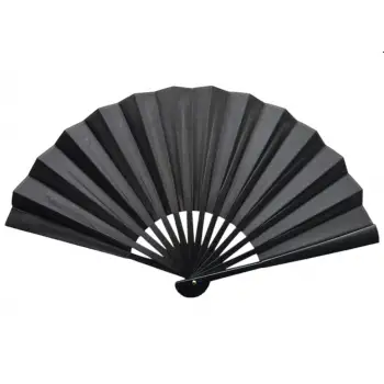 Plastik Kumaş Yelpaze 12li Siyah