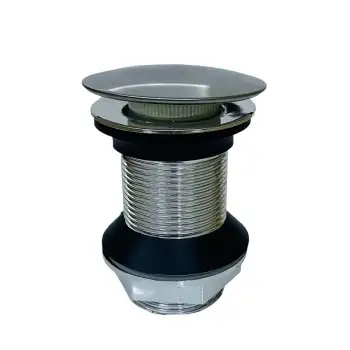 Pop Up Krom Kaplama Bas Aç Lavabo Sifonu Gideri