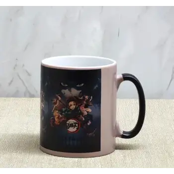 Porselen Renk Değiştiren Demon Slayer Kupa Bardak Aalk380