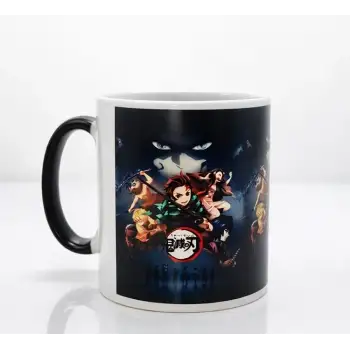 Porselen Renk Değiştiren Demon Slayer Kupa Bardak Aalk383