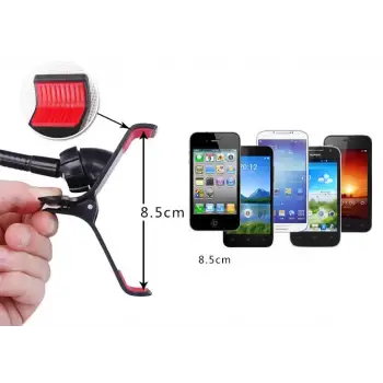 Pratik Akrobat Telefon Tutucu Oynar Başlıklı (siyah) (kutulu)